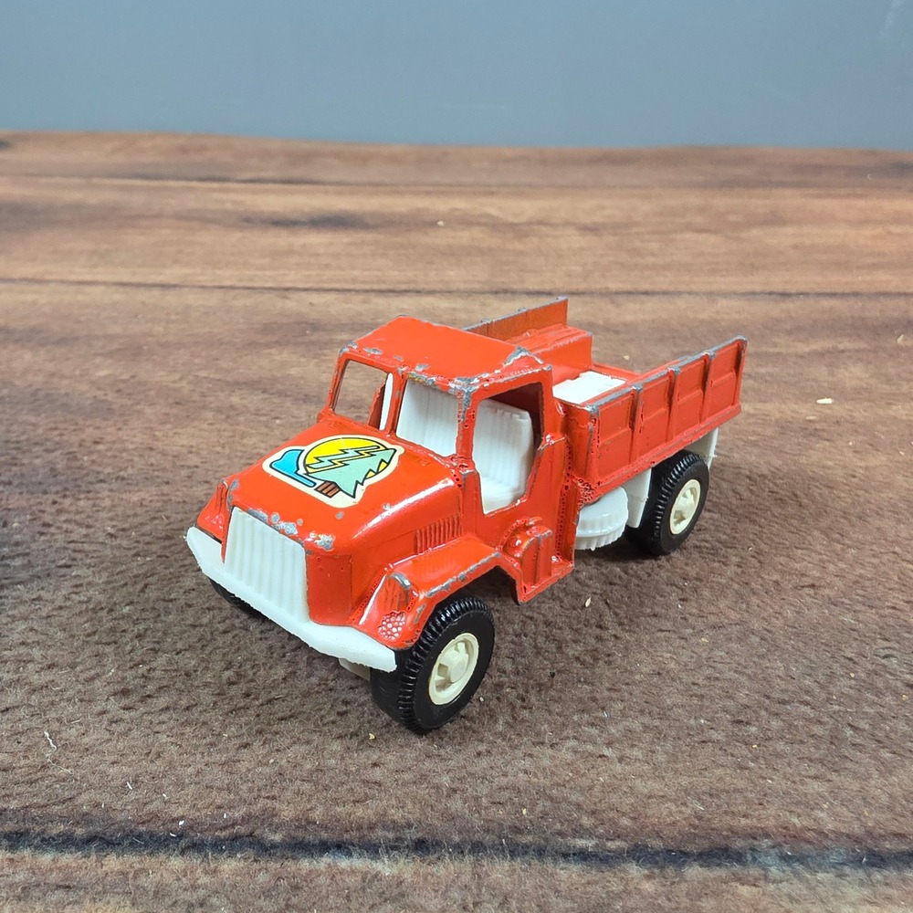 Tootsie Deuce 1/2 Truck Boys One Size Orange Good Vintage Plastic Dump Truck USA